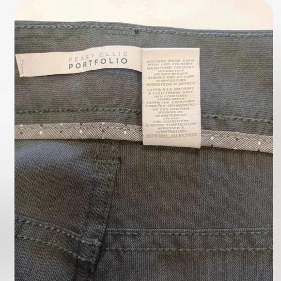 Perry Ellis Portfolio  Grey Dress Pants Trousers Size 32 - Picture 3 of 7